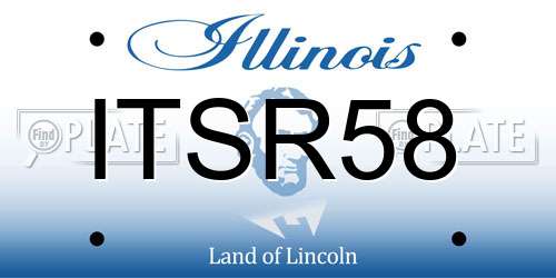 ITSR58 Illinois License Plate