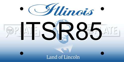ITSR85 Illinois License Plate