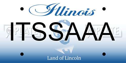 ITSSAAA Illinois License Plate