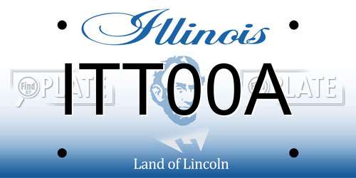 ITT00A Illinois License Plate
