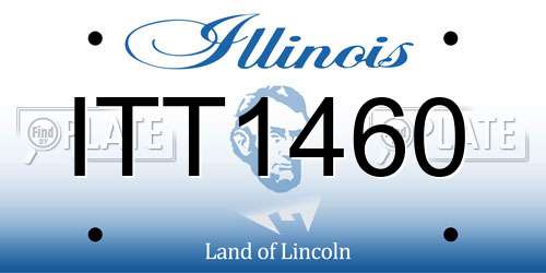ITT1460 Illinois License Plate