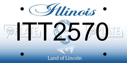ITT2570 Illinois License Plate