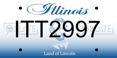 ITT2997 Illinois License Plate