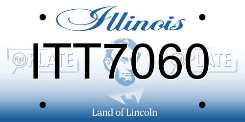 ITT7060 Illinois License Plate