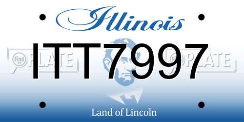 ITT7997 Illinois License Plate