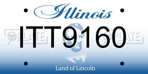 ITT9160 Illinois License Plate