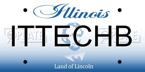 ITTECHB Illinois License Plate