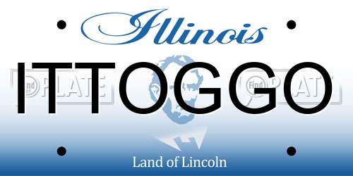 ITTOGGO Illinois License Plate
