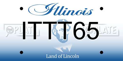 ITTT65 Illinois License Plate