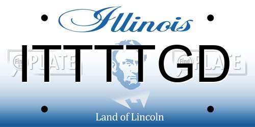 ITTTTGD Illinois License Plate