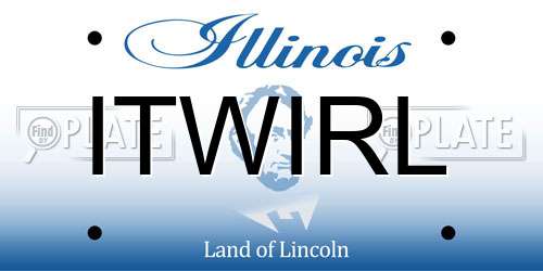 ITWIRL Illinois License Plate