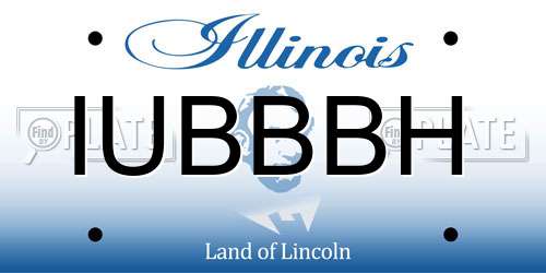 IUBBBH Illinois License Plate
