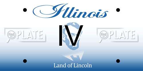 IV Illinois License Plate