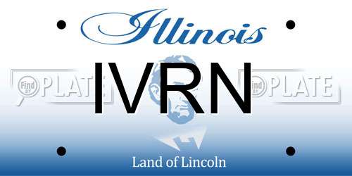 IVRN Illinois License Plate