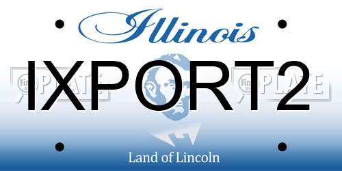 IXPORT2 Illinois License Plate
