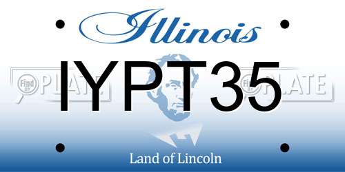 IYPT35 Illinois License Plate