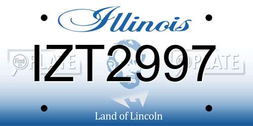 IZT2997 Illinois License Plate