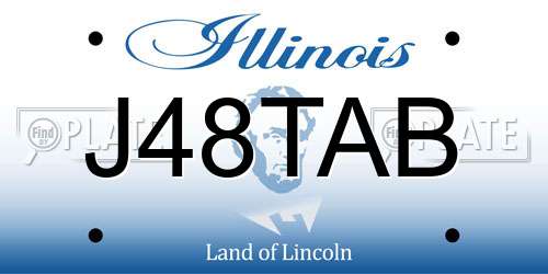 J48TAB Illinois License Plate