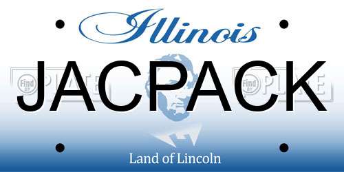 JACPACK Illinois License Plate