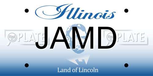 JAMD Illinois License Plate