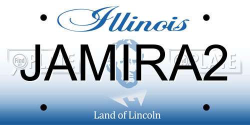 JAMIRA2 Illinois License Plate