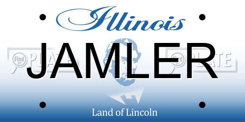 JAMLER Illinois License Plate