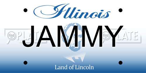 JAMMY Illinois License Plate