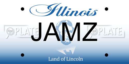 JAMZ Illinois License Plate