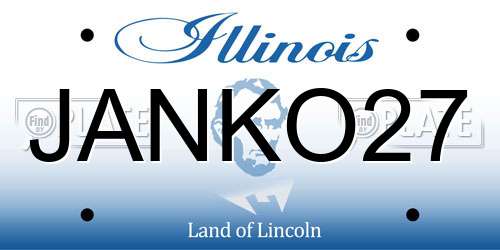 JANKO27 Illinois License Plate