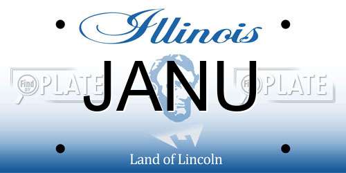 JANU Illinois License Plate