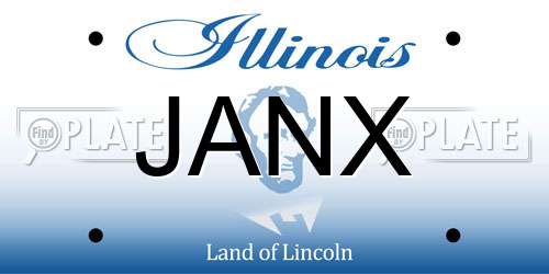 JANX Illinois License Plate