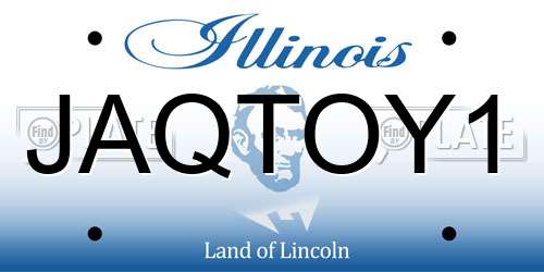 JAQTOY1 Illinois License Plate