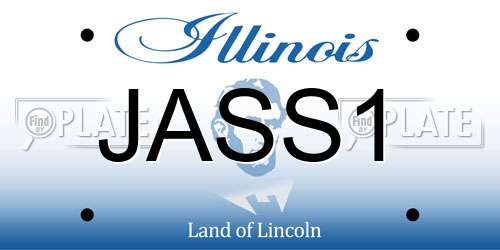 JASS1 Illinois License Plate