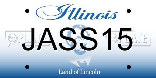 JASS15 Illinois License Plate