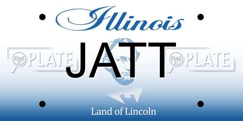 JATT Illinois License Plate