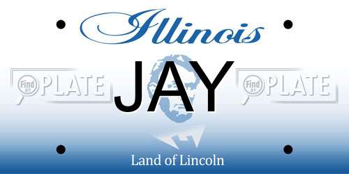 JAY Illinois License Plate