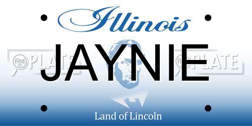 JAYNIE Illinois License Plate