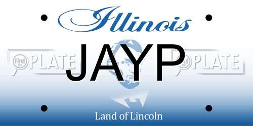 JAYP Illinois License Plate
