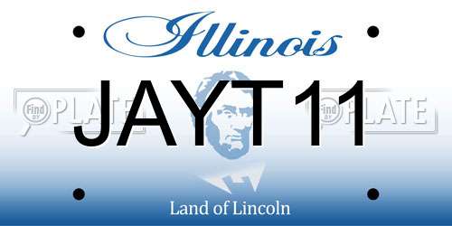 JAYT11 Illinois License Plate
