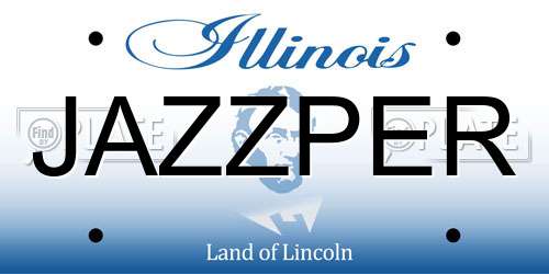 JAZZPER Illinois License Plate