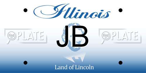 JB Illinois License Plate
