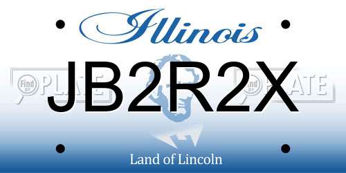 JB2R2X Illinois License Plate