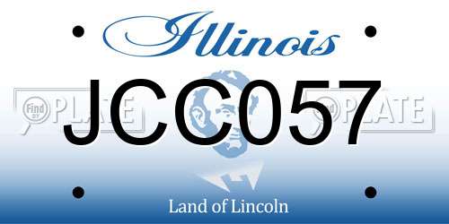 JCC057 Illinois License Plate
