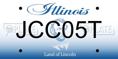 JCC05T Illinois License Plate