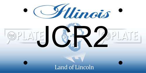 JCR2 Illinois License Plate