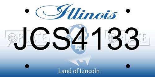 JCS4133 Illinois License Plate