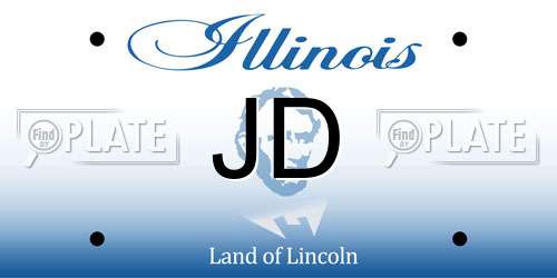 JD Illinois License Plate