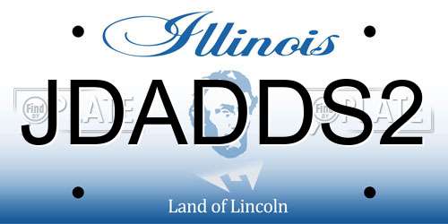 JDADDS2 Illinois License Plate