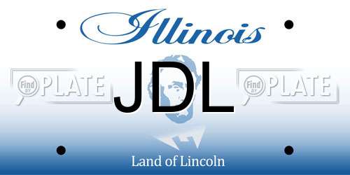 JDL Illinois License Plate