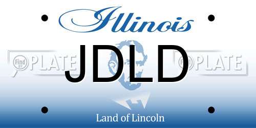 JDLD Illinois License Plate